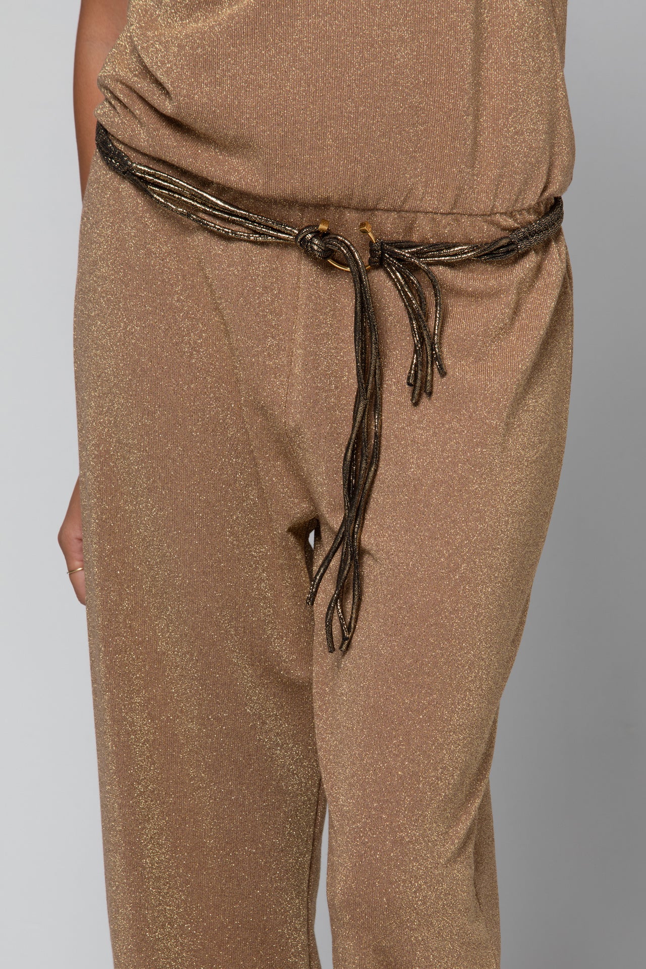 CEINTURE MACRAMÉ AVEC ANNEAU GOLD