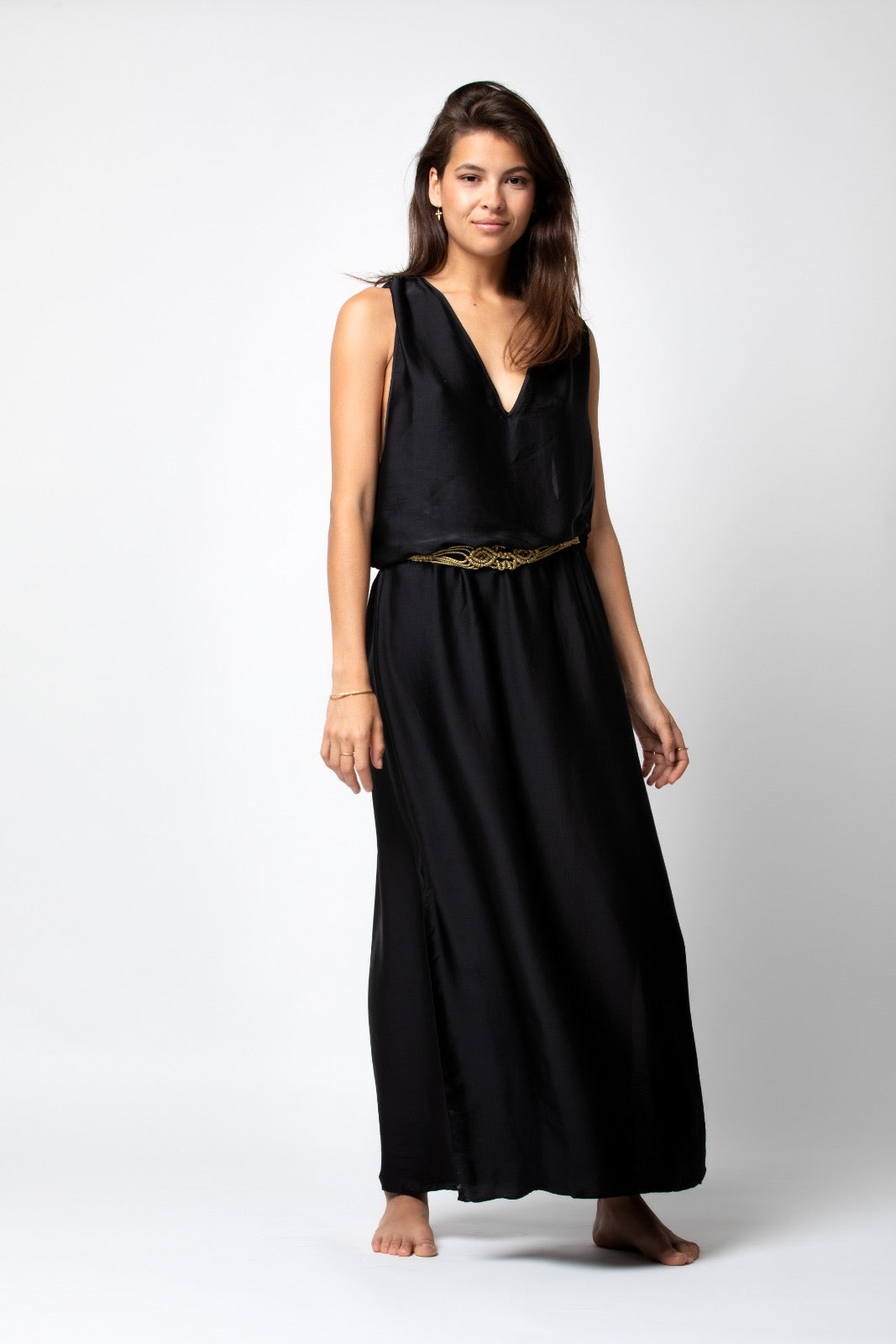 ROBE LONGUE TALI NOIR