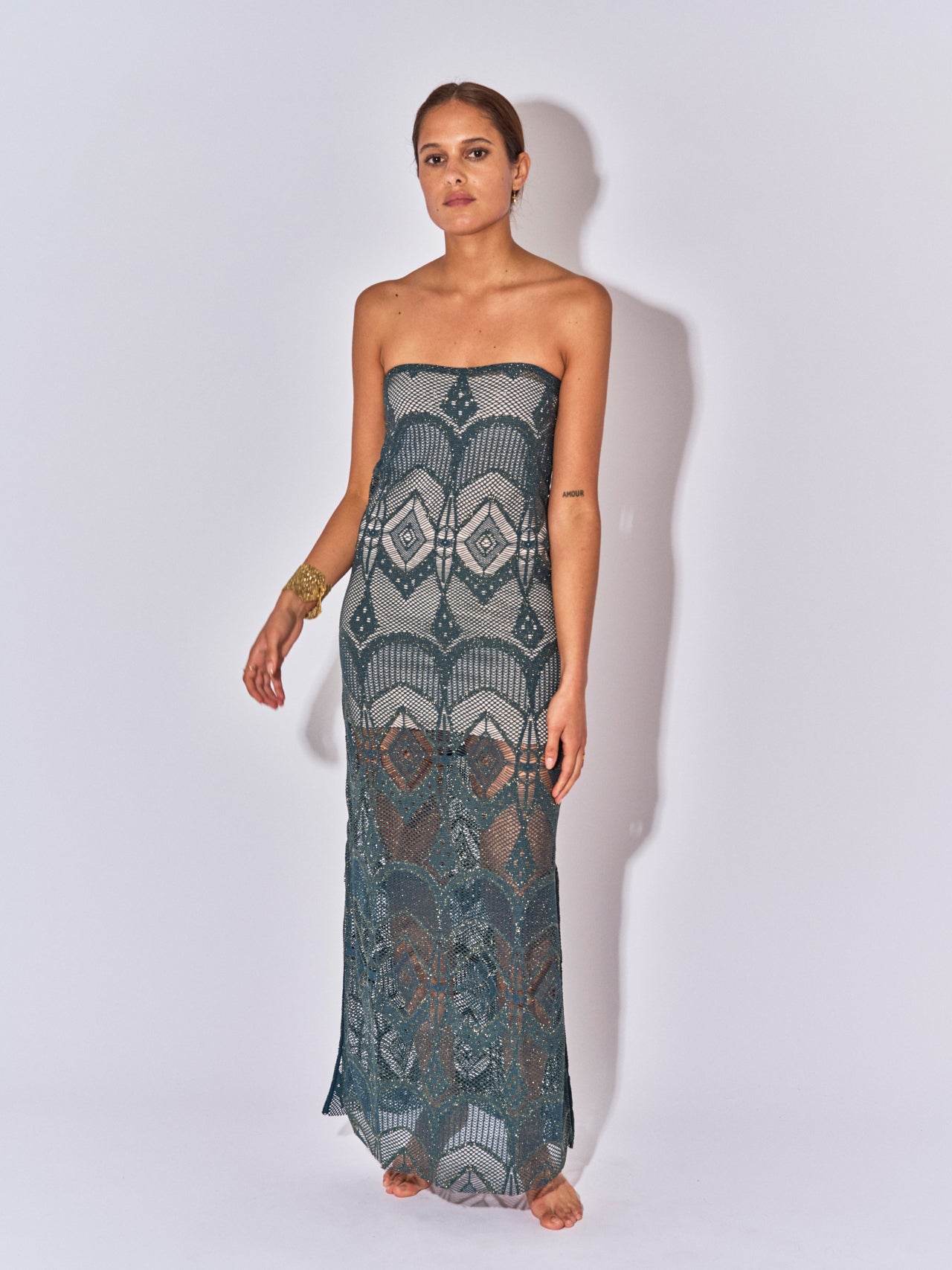 LOUISE NUDE KLEID FUTTER