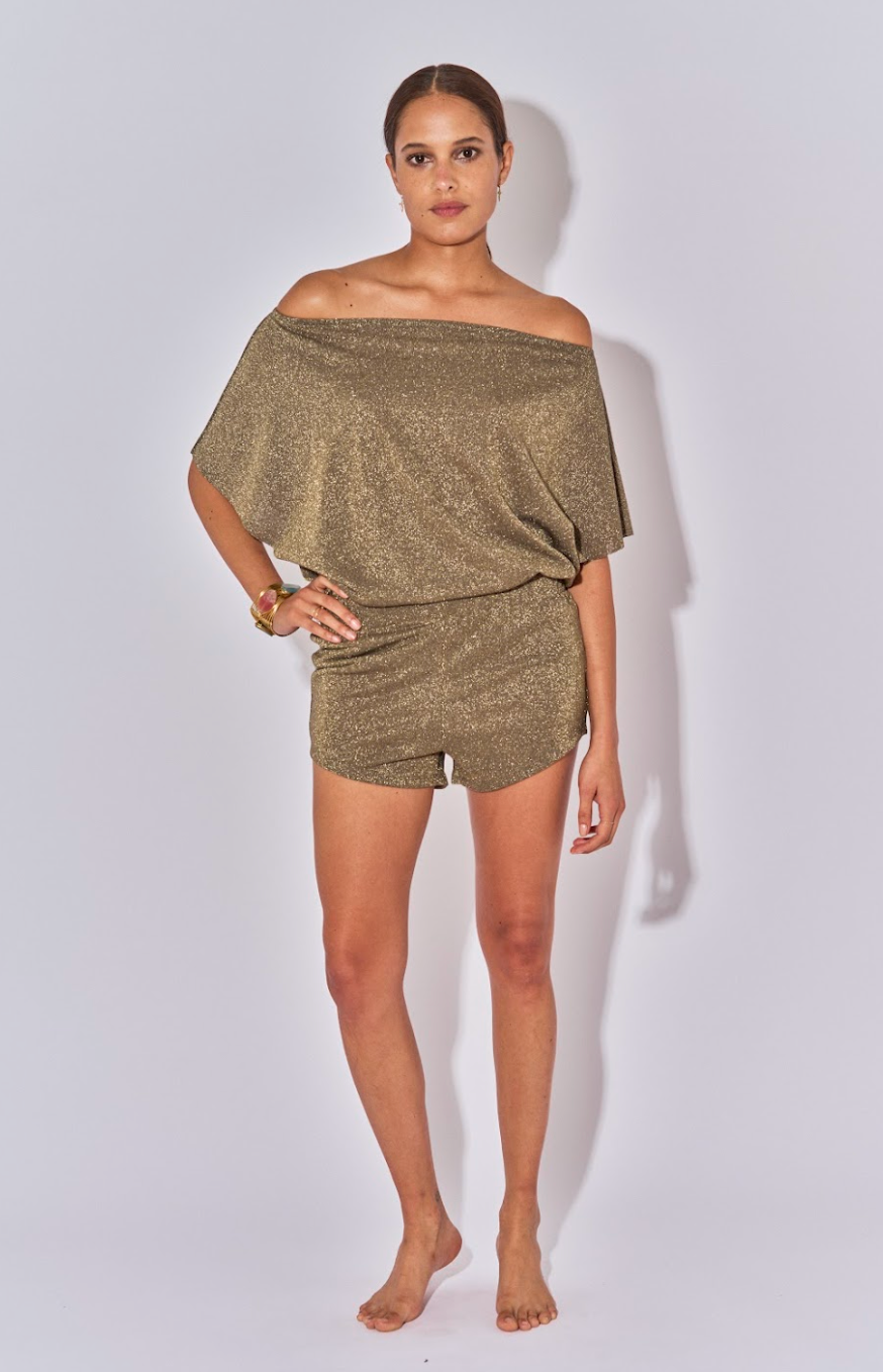 TOP COL BARDOT THAIS MINERAL LUREX