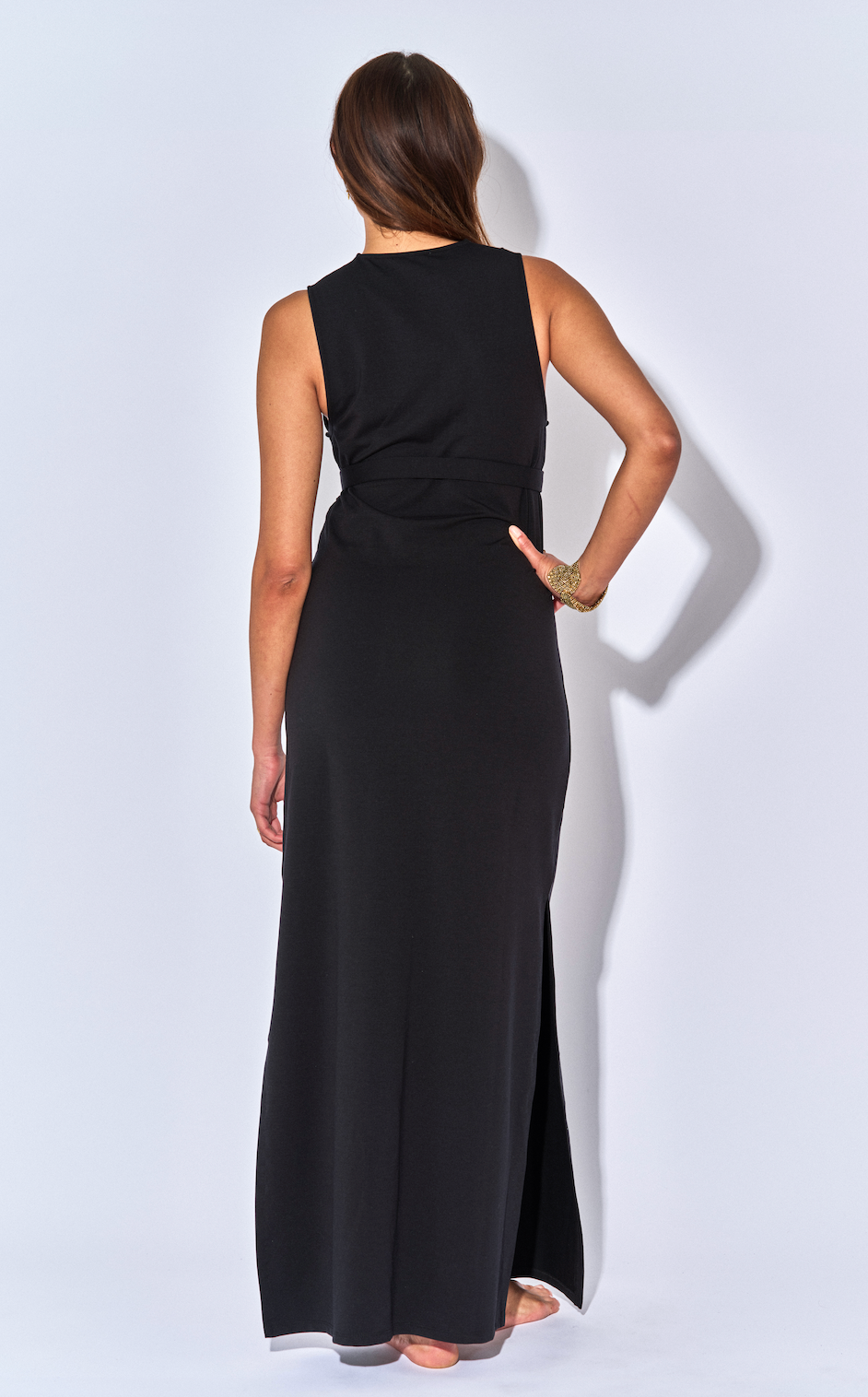 ROBE LONGUE JILL NOIR