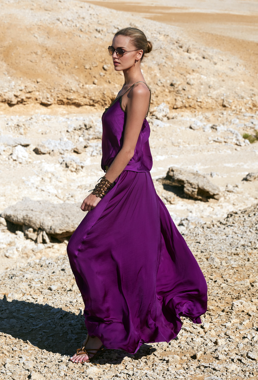 JUPE LONGUE PURPLE