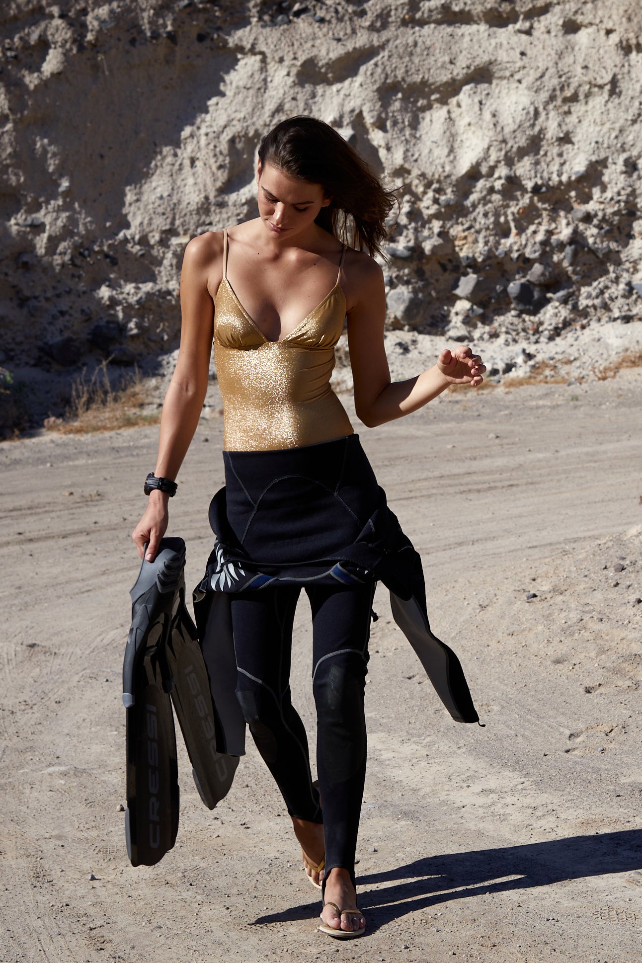 MAILLOT DE BAIN UNE PIECE TIANA DORE LUREX