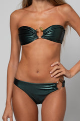 CULOTTE AVEC BIJOU EN O EMY SHINY EMERALD