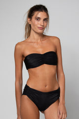 TOP BANDEAU RÉVERSIBLE ALICIA LUREX BLACK