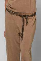 CEINTURE MACRAMÉ AVEC ANNEAU GOLD