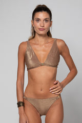 TOP TRIANGLE IRIS LUREX GOLD