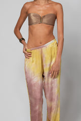 PANTALON DE PYJAMA FLUIDE IMPRIMÉ DESIERTO