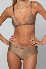 SHORTY NIKI LUREX GOLD