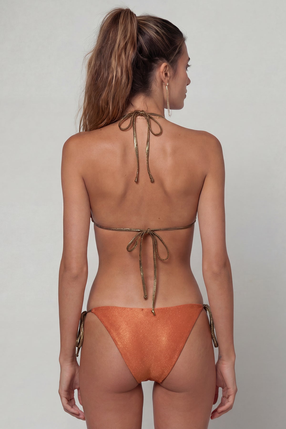 CULOTTE À NOUER KATE LUREX COPPER