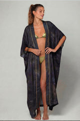 KIMONO LONG KIMA IMPRIMÉ BLACK MALT
