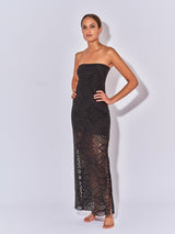 LOUISE SCHWARZES KLEID-FUTTER