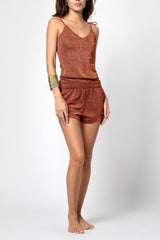 GIANE LUREX SIENNA SHORTS