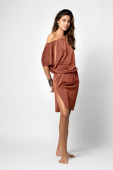 JUL LUREX SIENNA KURZES KLEID