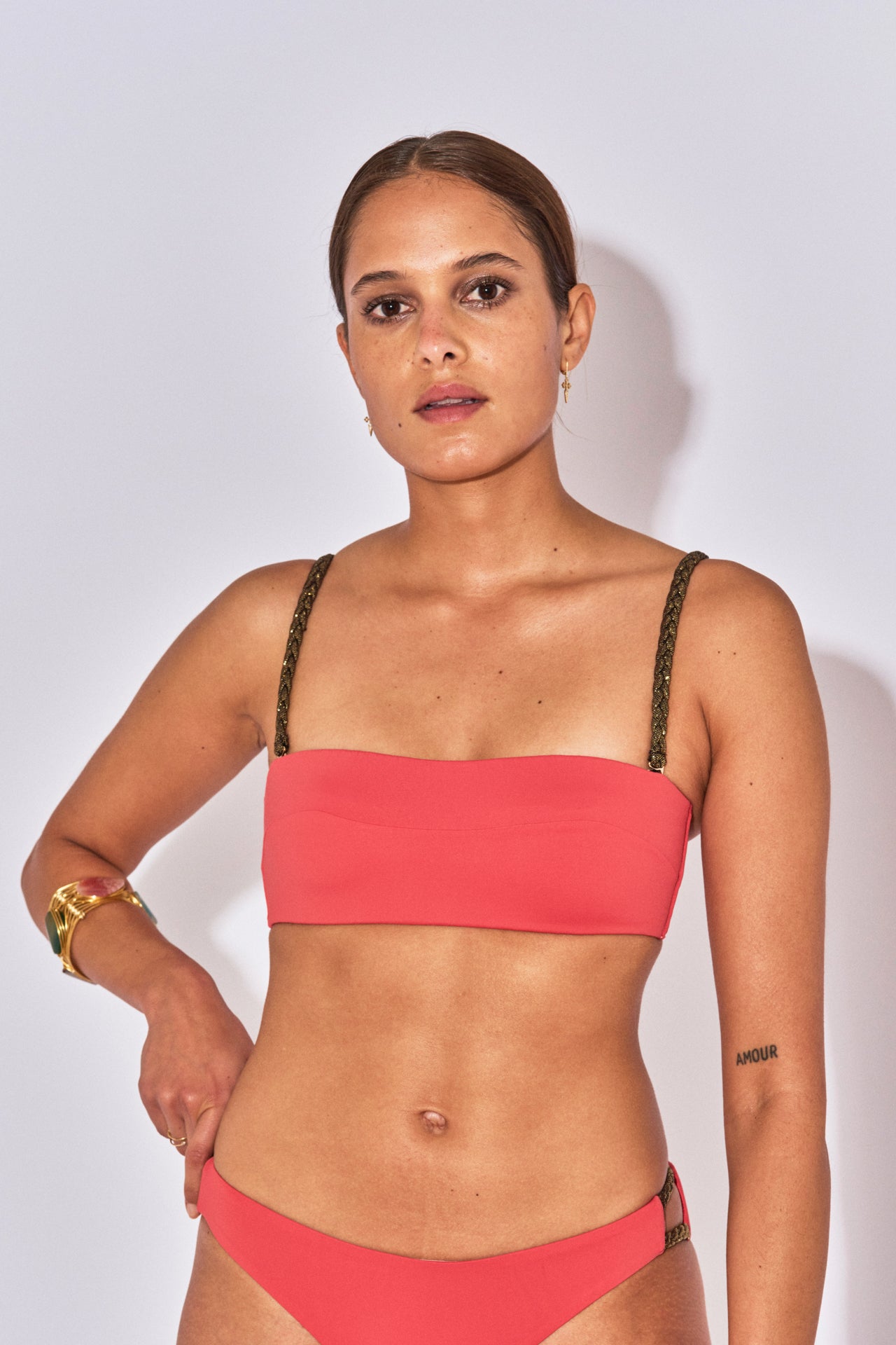 LOLA MACRAME LITCHI BANDEAU TOP
