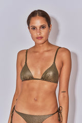 NIKI IGUANE GOLD TRIANGLE TOP