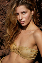 TOP BANDEAU ARMATURES NINA LUREX DORE