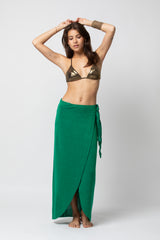PAREO LONG LUREX GREEN ONYX