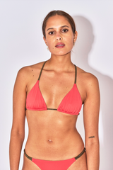 CLAUDIA LITCHI RACERBACK TRIANGLE TOP